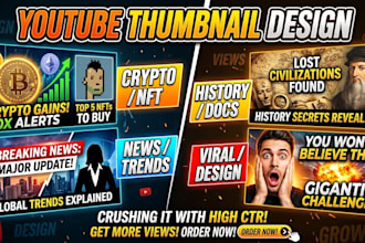 design news thumbnails crypto nft history youtube thumbnails