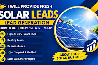 provide fresh solar leads lead generation roofing leads business leads solar