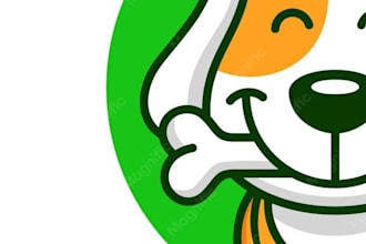 create wonderful and excellent dog logo design