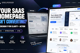 redesign your saas homepage for better UX clarity and conversions