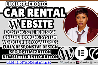 luxury car rental website, exotic car rental website, luxury vehicle website