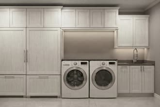 design laundry room cabinets in mozaik