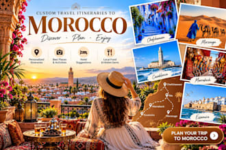 create a personalized morocco travel itinerary