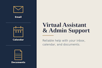 provide admin support for your business