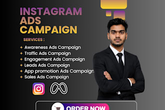 be your social media manager for instagram marketing growth, ig and facebook ads