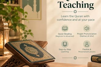 teach reading and writing  in arabic