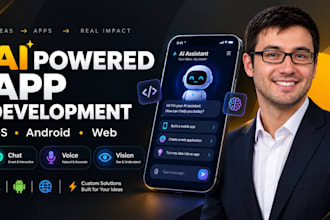 develop ai powered mobile apps, ai mobile app, ai chatbot