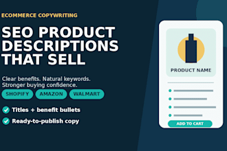 write SEO product descriptions for ecommerce stores