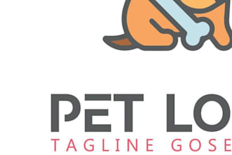 design a dog, pet logo for your business