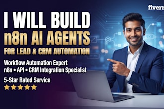 build n8n ai agents for lead and CRM automation