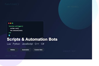 custom scripts and automation bots