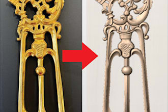 create crv3d and stl models files for wood carving