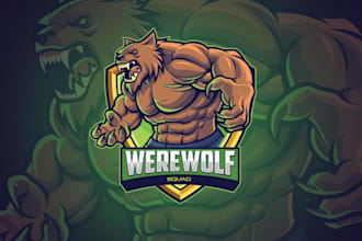 do modern cartoon character and animal mascot logo design