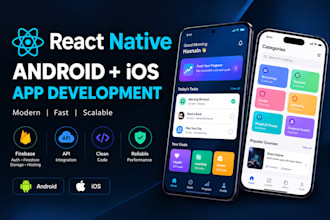 develop or fix your react native android and ios app