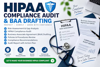 do hipaa compliance consulting risk assessment auditing and baa drafting