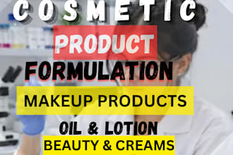 formulate cosmetics, creams and lotions