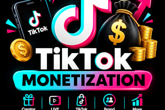 do organic tiktok promotion for monetization