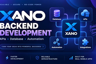 build and integrate xano backend for your web or mobile app