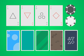 design custom playing cards, poker cards and 52 card deck