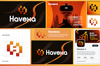 design a minimalist logo, branding kit and brand identity
