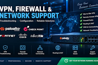 troubleshoot VPN firewall and network connectivity issues