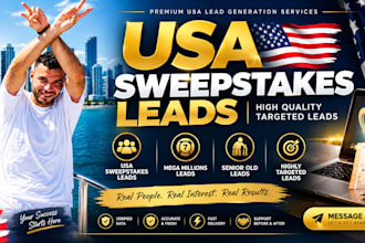 give awaylead mega million, gambler leads, sweeps leads, senior elderly leads