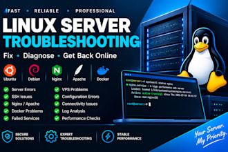 fix and troubleshoot your linux vps or server