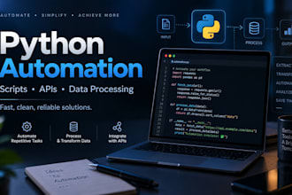 create a python automation script for your task