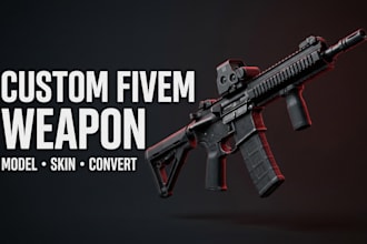 create custom fivem weapons gun models skins and weapon packs