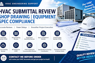 hvac submittal review shop drawing equipment spec compliance