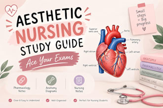create nursing study guides and pharmacology notes