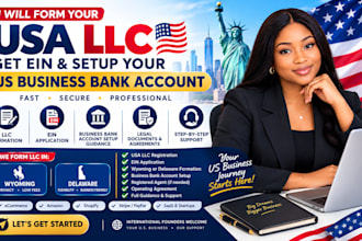do USA llc formation and business bank account setup
