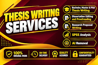 research thesis,dissertation proposal, proofread, edit, format, make reference