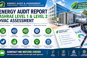 energy audit report ashrae level 1 level 2 hvac assessment