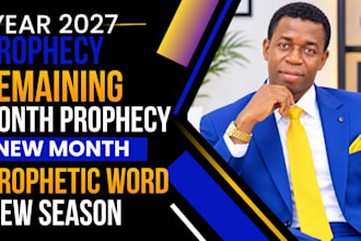 give prophetic word for your remaining months and  year 2027