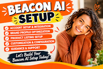 set up your beacons ai store, link in bio and digital products