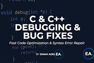 do c and cpp programming tasks, debugging, and bug fixing