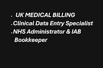 do medical billing, clinical transcription and data entry