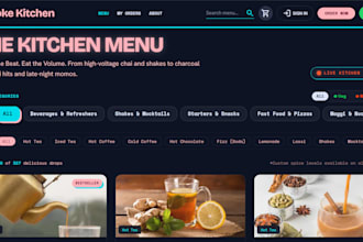 build modern responsive business website or admin portal