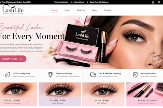 design squarespace lash website lash artist eyelash extension service website
