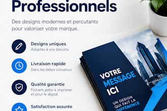 ferai une affiche publicitaire professionnelle