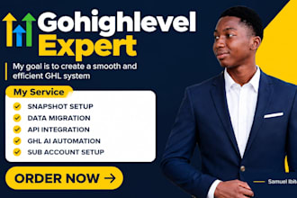 setup gohighlevel sub account ghl snapshot data migration api integration
