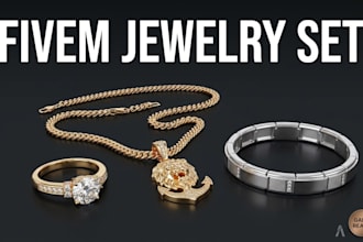 design custom fivem jewelry chains pendants and accessories, eup packs