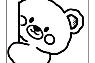 design a cute coloring book for toddlers ages 1 to 4