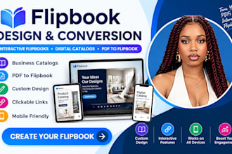 design interactive flipbooks, digital catalogs and convert PDF to flipbook