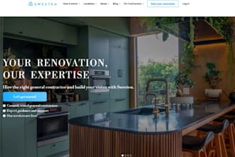 design wix remodeling contractor website home renovation website