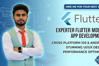 develop flutter app with firebase for android and ios