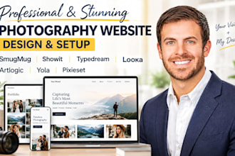 design smugmug showit typedream looka artlogic yola photography pixieset website