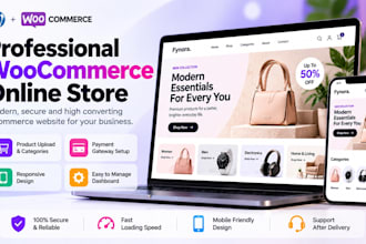 build a professional woocommerce online store