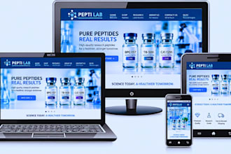 peptide website, woocommerce peptide, peptide website in shopify peptide website